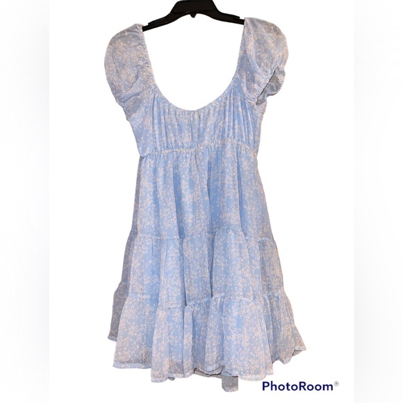 Hello Molly ‘Dancing In The Rain Dress’ - Blue - Size M - Picture 4 of 9